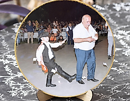 Ayaklı Yuvarlak Ahşap Üzerine Fotoğraf Baskı – Kişiye Özel Renkli Tablo