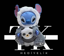 Stitch Party Animal Peluş Anahtarlık / Maskot Oyuncak