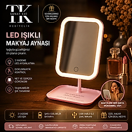 LED Işıklı Dokunmatik Makyaj Aynası