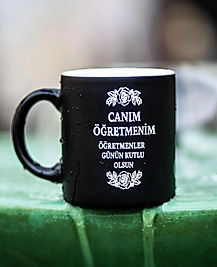 Kişiye Özel  Siyah Kupa Bardak