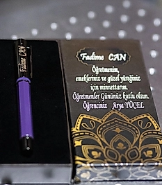 Kişiye Özel Mor Kalem Kutulu